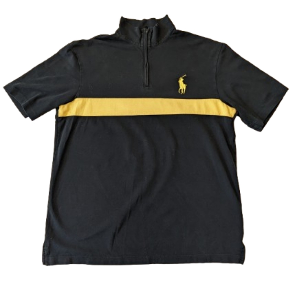 Polo Golf Ralph Lauren Pro Fit Short Sleeve shirt Black & yellow /Men's …